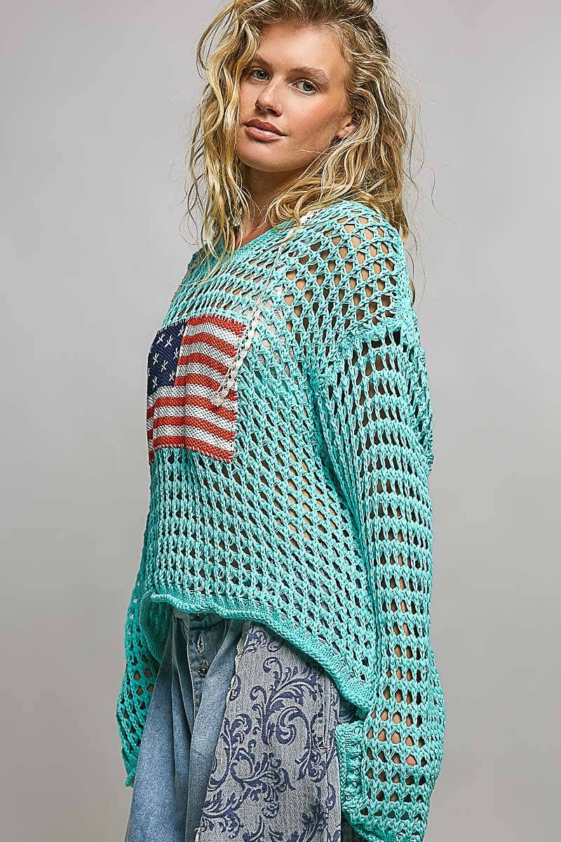 Stars, Stripes & Summer Nights Hoodie-Sweaters-Pol Clothing-Stuffology - Where Vintage Meets Modern, A Boutique for Real Women in Crosbyton, TX
