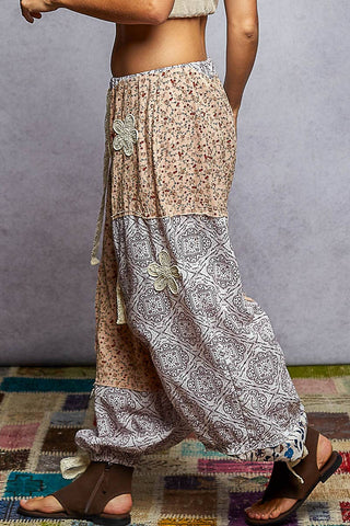 Patchwork Crochet Boho Pants-Pants-Pol Clothing-Stuffology - Where Vintage Meets Modern, A Boutique for Real Women in Crosbyton, TX