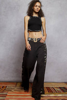 Floral Print Square Buckle Belt-BELT-Pol Clothing-Stuffology - Where Vintage Meets Modern, A Boutique for Real Women in Crosbyton, TX