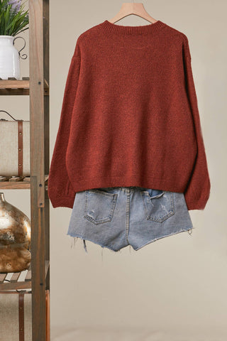 Dragonfly Ember Knit Sweater-Sweaters-Mello.-Stuffology - Where Vintage Meets Modern, A Boutique for Real Women in Crosbyton, TX