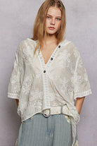 POL Clothing Lightweight Floral Crochet Hoodie Top-Crochet Top-Pol Clothing-Stuffology - Where Vintage Meets Modern, A Boutique for Real Women in Crosbyton, TX