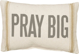 Pray Big Pillow-Pillow-Primitives by Kathy-Stuffology - Where Vintage Meets Modern, A Boutique for Real Women in Crosbyton, TX