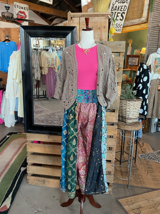 One-of-a-Kind Metallic Highlight Wide-Leg Pants-Pants-POL Clothing-Stuffology - Where Vintage Meets Modern, A Boutique for Real Women in Crosbyton, TX