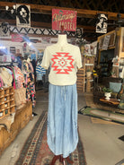 Mesa Aztec Graphic Tee-Graphic Tees-Texas True Threads-Stuffology - Where Vintage Meets Modern, A Boutique for Real Women in Crosbyton, TX