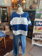 FRENCH TERRY COLOR BLOCK EXPOSED SEAM TOP-Zenana-Stuffology - Where Vintage Meets Modern, A Boutique for Real Women in Crosbyton, TX