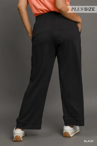 Luxeknit On-The-Go Straight Leg Pants-Pants-Umgee-Stuffology - Where Vintage Meets Modern, A Boutique for Real Women in Crosbyton, TX