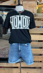 Howdy Block Tee-Graphic Tees-Texas True Threads-Stuffology - Where Vintage Meets Modern, A Boutique for Real Women in Crosbyton, TX