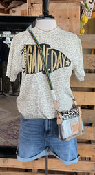 Leopard Game Day Tee-Graphic Tees-Texas True Threads-Stuffology - Where Vintage Meets Modern, A Boutique for Real Women in Crosbyton, TX