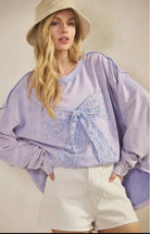 Whimsy Bow Sweatshirt-TOP-Sage + Fig-Stuffology - Where Vintage Meets Modern, A Boutique for Real Women in Crosbyton, TX