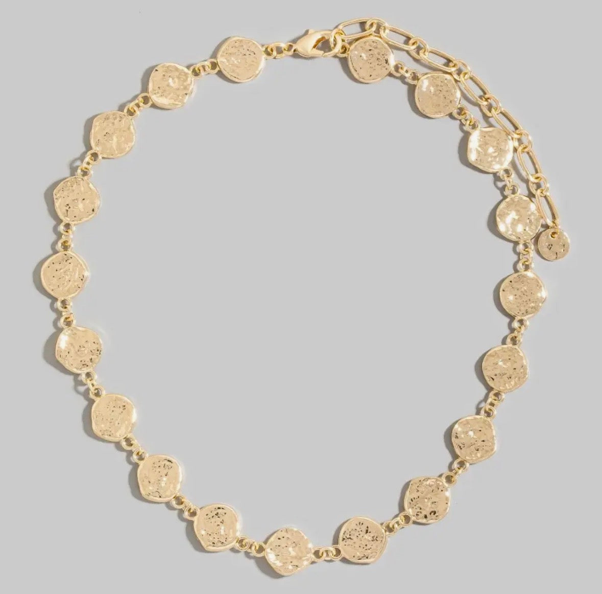 Large Textured Statement Necklace-Necklaces-The Looks by Fame Accessories-Stuffology - Where Vintage Meets Modern, A Boutique for Real Women in Crosbyton, TX