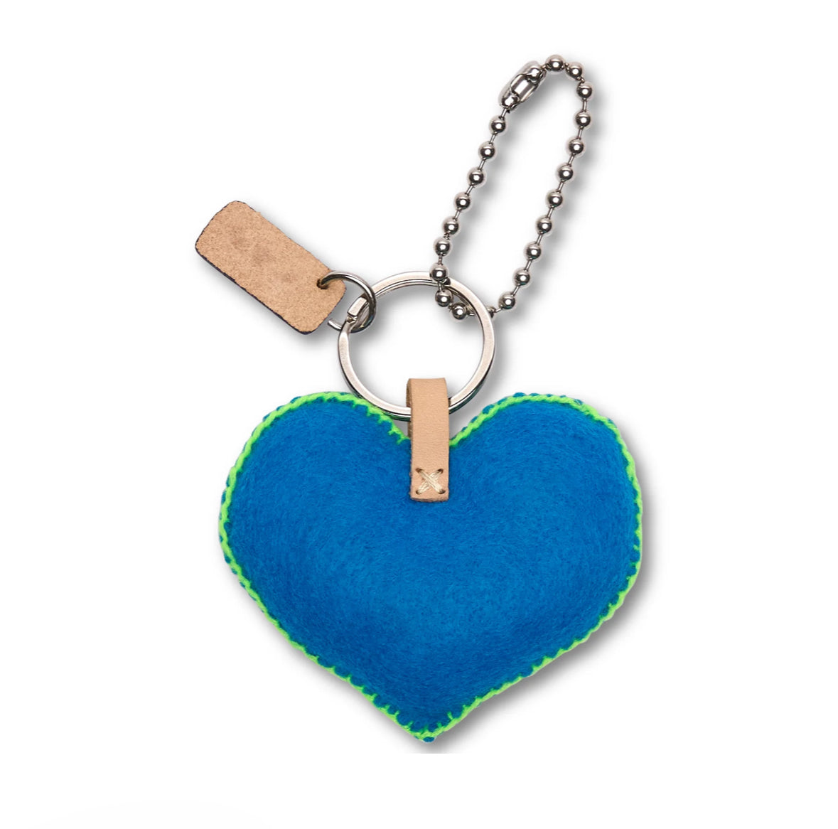 Consuela Corazon Grande Turquoise Charm-Bag Charms-CONSUELA-Stuffology - Where Vintage Meets Modern, A Boutique for Real Women in Crosbyton, TX