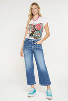 Rodeo Time Rhinestone Graphic Tee-Bling-A-GoGo, LLC-Stuffology - Where Vintage Meets Modern, A Boutique for Real Women in Crosbyton, TX