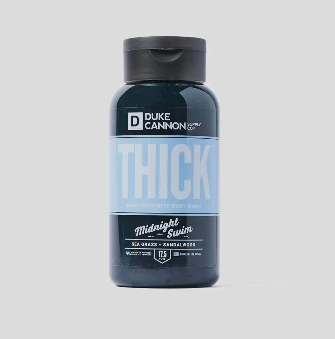 THICK High Viscosity Body Wash - Midnight Swim-Body Wash-Duke Cannon-Stuffology - Where Vintage Meets Modern, A Boutique for Real Women in Crosbyton, TX