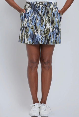 Drawstring Porkchop and Cargo Pocket Skort-skort-YMI-Stuffology - Where Vintage Meets Modern, A Boutique for Real Women in Crosbyton, TX