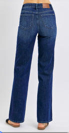 Judy Blue Mid Rise Straight Jeans-Jeans-Stuffology Boutique -Stuffology - Where Vintage Meets Modern, A Boutique for Real Women in Crosbyton, TX