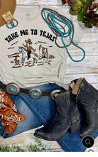 Take Me to Tejas-Graphic Tees-Stuffology Boutique -Stuffology - Where Vintage Meets Modern, A Boutique for Real Women in Crosbyton, TX