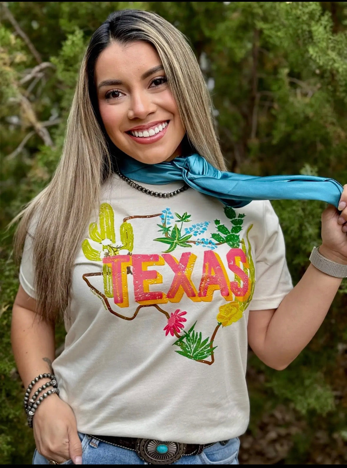 Texas Bloom Graphic Tee-Graphic Tees-Texas True Threads-Stuffology - Where Vintage Meets Modern, A Boutique for Real Women in Crosbyton, TX