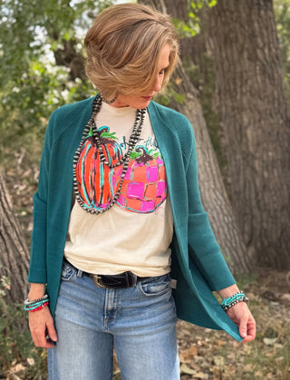 Oh So Thankful Graphic Tee-Graphic Tees-Texas True Threads-Stuffology - Where Vintage Meets Modern, A Boutique for Real Women in Crosbyton, TX