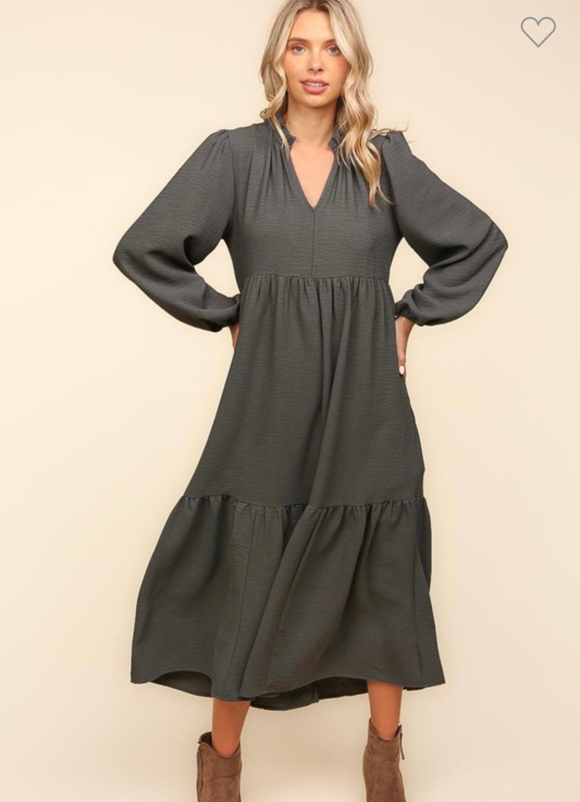 Baby Doll Woven Maxi Dress with Side Pockets /Stuffology Boutique-Dresses-Haptics-Stuffology - Where Vintage Meets Modern, A Boutique for Real Women in Crosbyton, TX