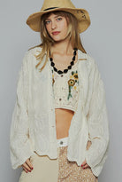 Long Sleeve Floral Embroidered Shirt-Shirt / Jacket-Stuffology Boutique -Stuffology - Where Vintage Meets Modern, A Boutique for Real Women in Crosbyton, TX