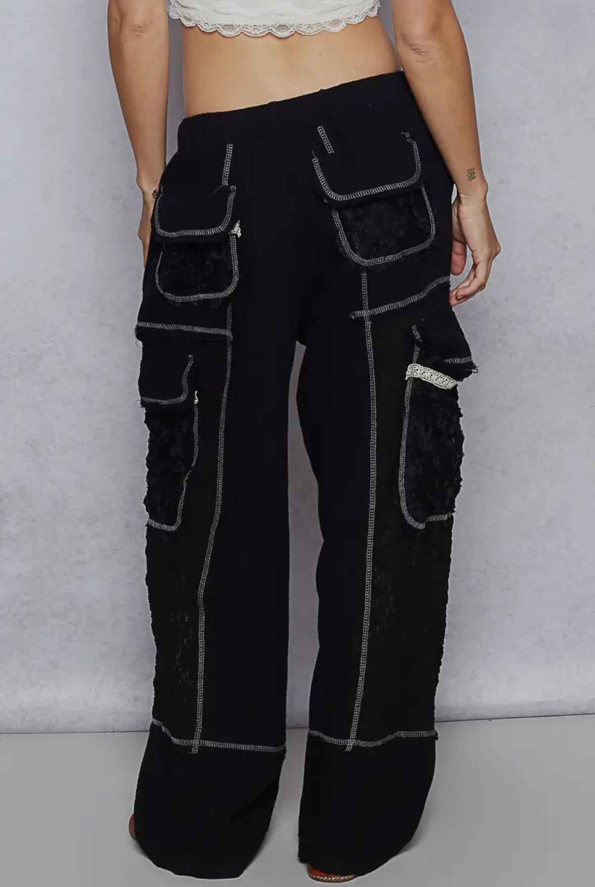 POL Clothing Patch Pocket Pants-Pants-POL Clothing-Stuffology - Where Vintage Meets Modern, A Boutique for Real Women in Crosbyton, TX