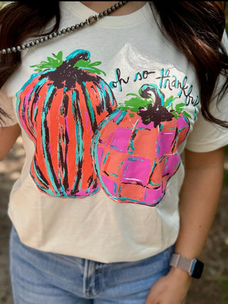 Oh So Thankful Graphic Tee-Graphic Tees-Texas True Threads-Stuffology - Where Vintage Meets Modern, A Boutique for Real Women in Crosbyton, TX