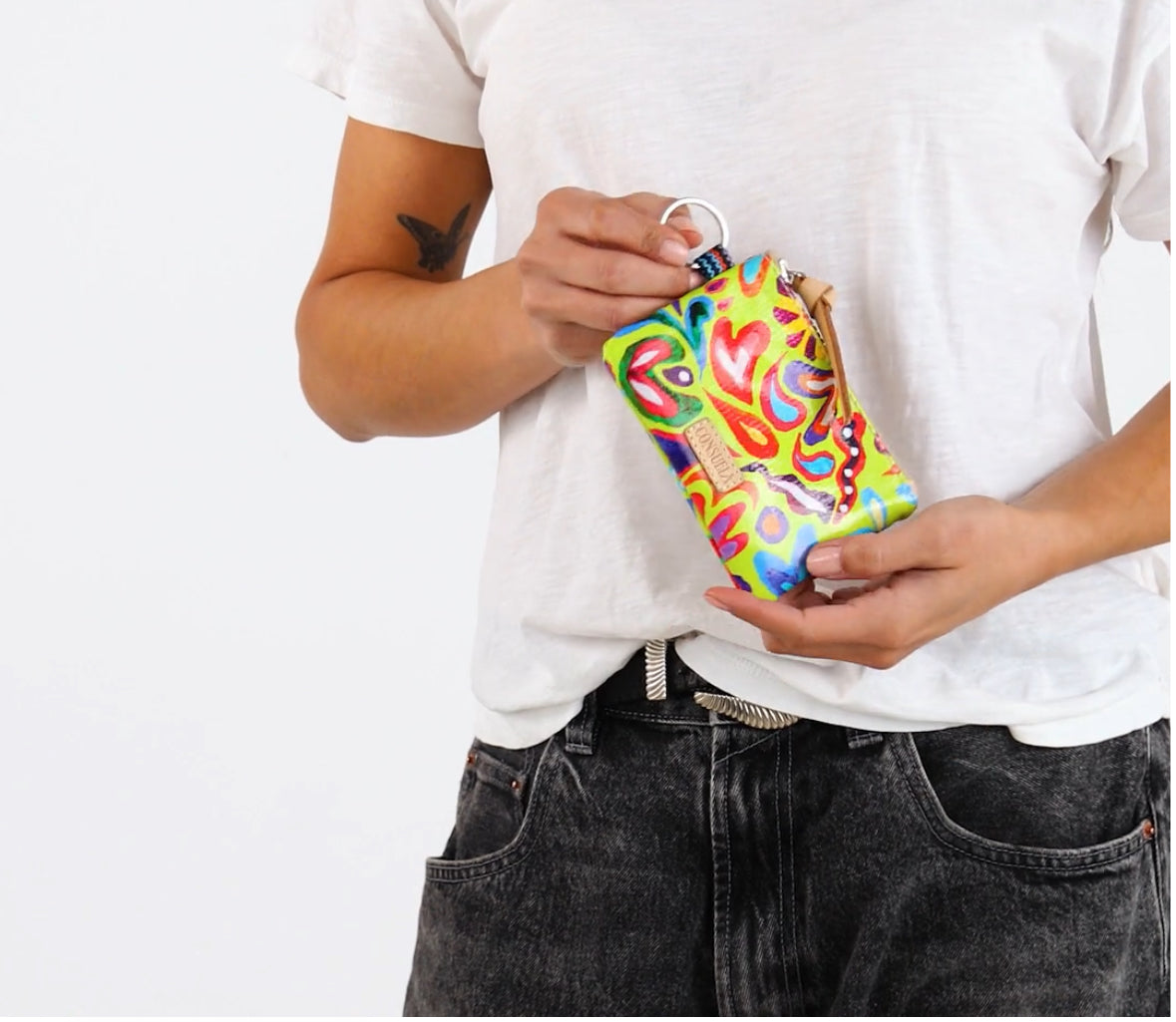 Consuela Limon Pouch-wrist wallet-Stuffology Boutique -Stuffology - Where Vintage Meets Modern, A Boutique for Real Women in Crosbyton, TX