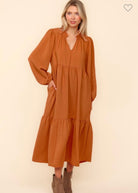 Baby Doll Woven Maxi Dress with Side Pockets /Stuffology Boutique-Dresses-Haptics-Stuffology - Where Vintage Meets Modern, A Boutique for Real Women in Crosbyton, TX