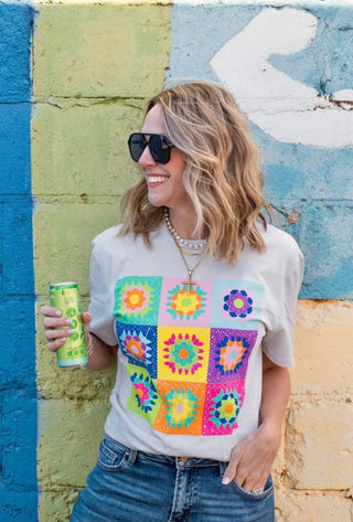 Color Me Happy Graphic Tee-Graphic Tees-Prickly Pear TX-Stuffology - Where Vintage Meets Modern, A Boutique for Real Women in Crosbyton, TX
