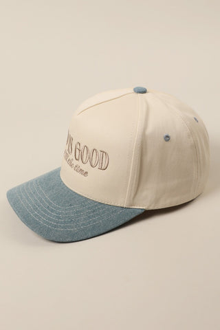 God is Good Trucker Hat-Trucker Hat-Fashion City-Stuffology - Where Vintage Meets Modern, A Boutique for Real Women in Crosbyton, TX