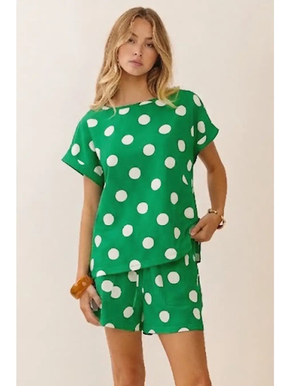 Polka Dot Matching Set-Matching Sets-Oddi-Stuffology - Where Vintage Meets Modern, A Boutique for Real Women in Crosbyton, TX