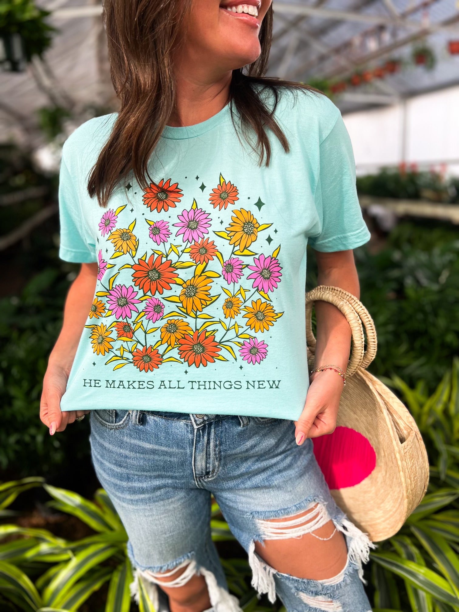 He Makes All Thing New Graphic Tee | Stuffology Boutique-Graphic Tees-Oliver & Otis-Stuffology - Where Vintage Meets Modern, A Boutique for Real Women in Crosbyton, TX