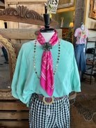 Pretty in Pink Wild Rag-Wild Rags-Stuffology Boutique -Stuffology - Where Vintage Meets Modern, A Boutique for Real Women in Crosbyton, TX