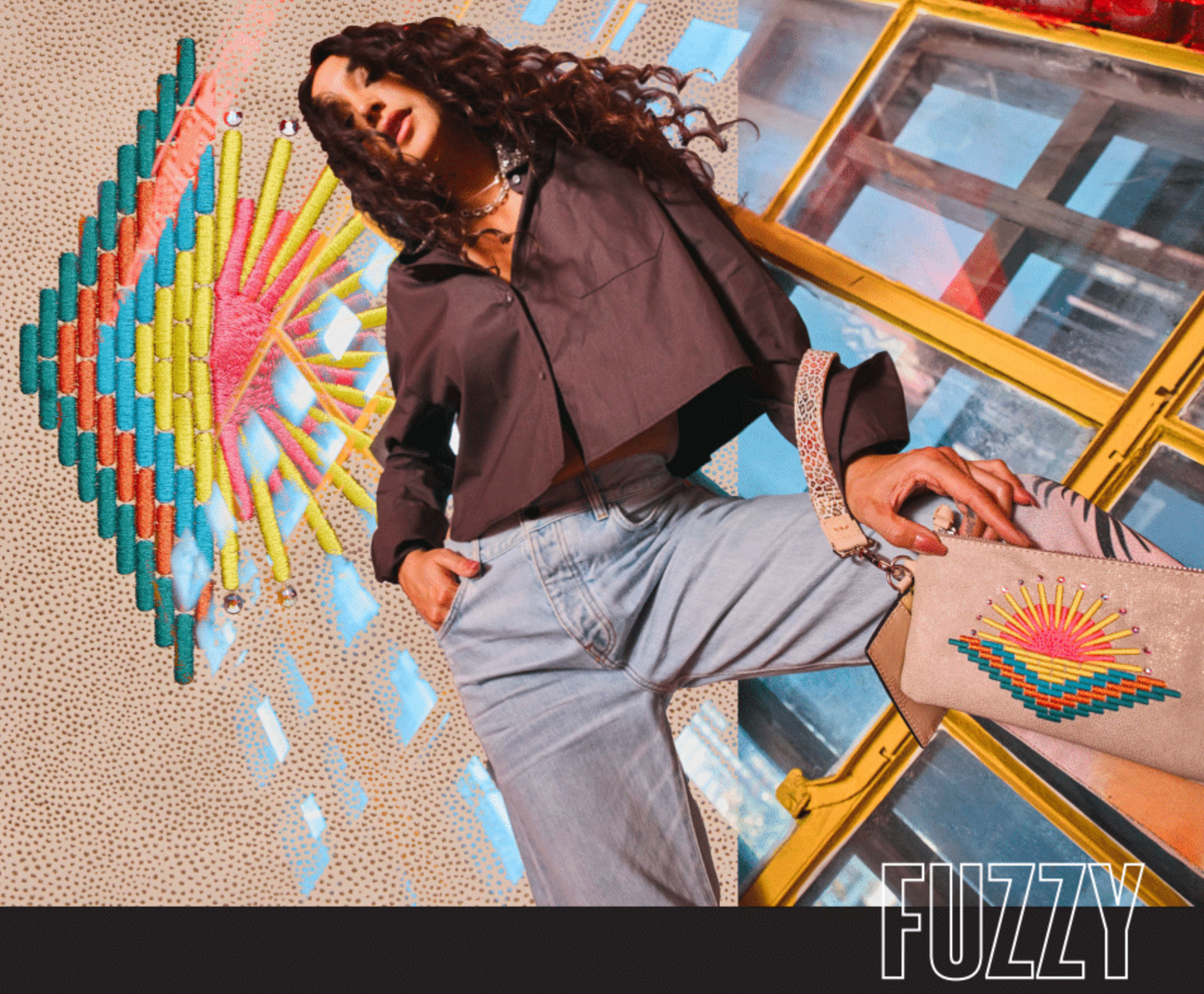 Consuela Fuzzy Combi Wristlet-Wrislets-Stuffology Boutique -Stuffology - Where Vintage Meets Modern, A Boutique for Real Women in Crosbyton, TX