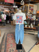 Flag & Flowers Tee-Graphic Tees-Prickly Pear TX-Stuffology - Where Vintage Meets Modern, A Boutique for Real Women in Crosbyton, TX