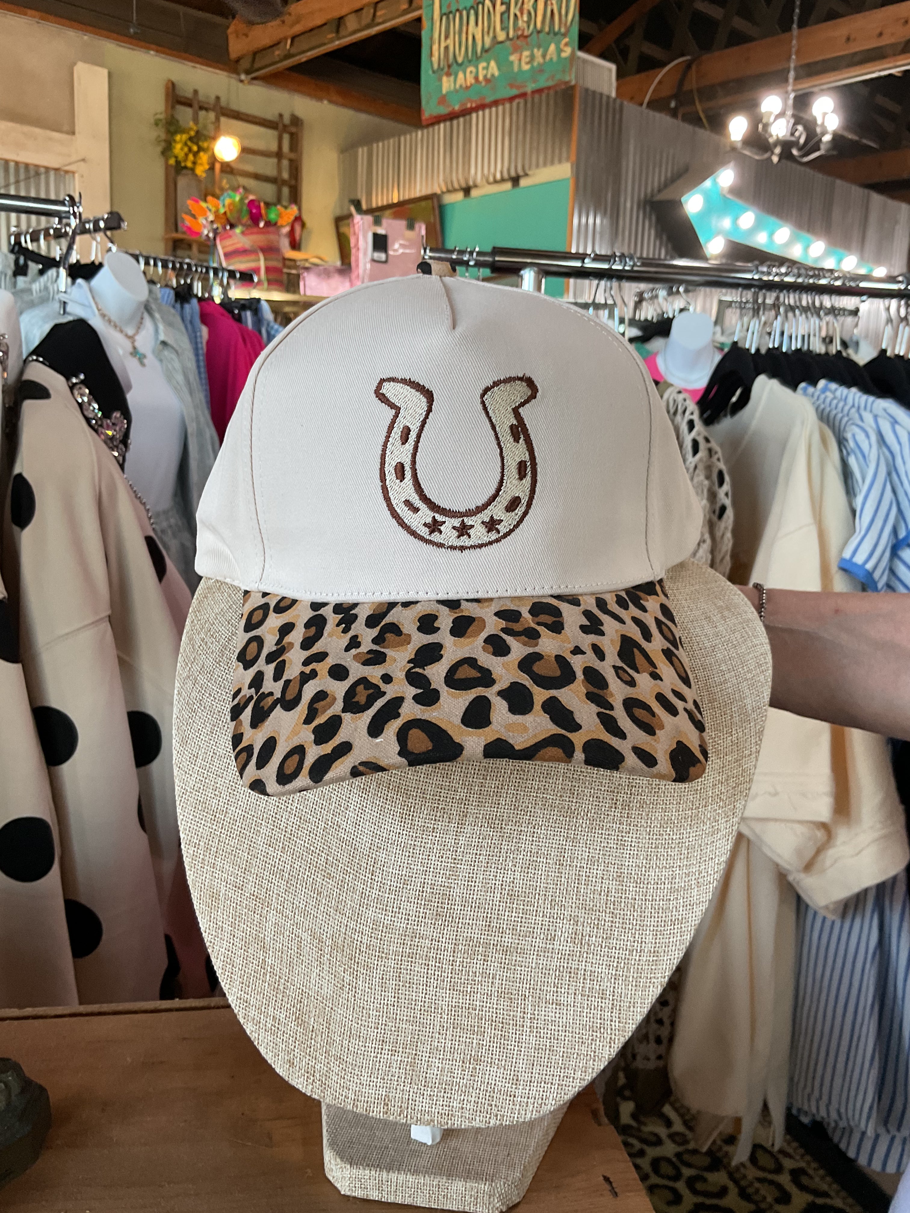 Hat - Lucky Horseshoe-Hats-Zenana-Stuffology - Where Vintage Meets Modern, A Boutique for Real Women in Crosbyton, TX