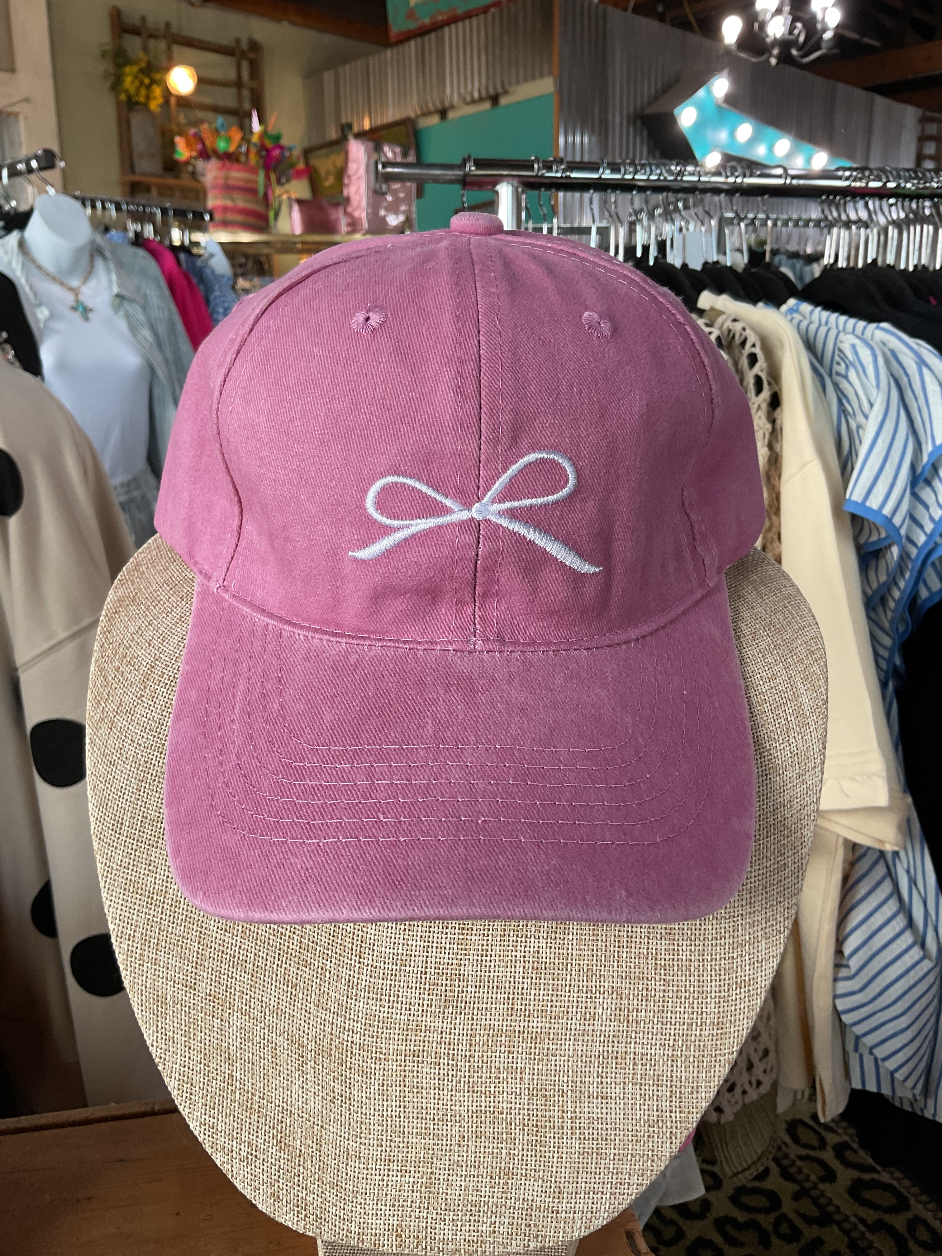 Hat- Sweet and Simple Bowtie-Hat-Zenana-Stuffology - Where Vintage Meets Modern, A Boutique for Real Women in Crosbyton, TX