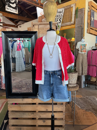 Americana Polka Dot Top-TOP-Sewn and Seen-Stuffology - Where Vintage Meets Modern, A Boutique for Real Women in Crosbyton, TX