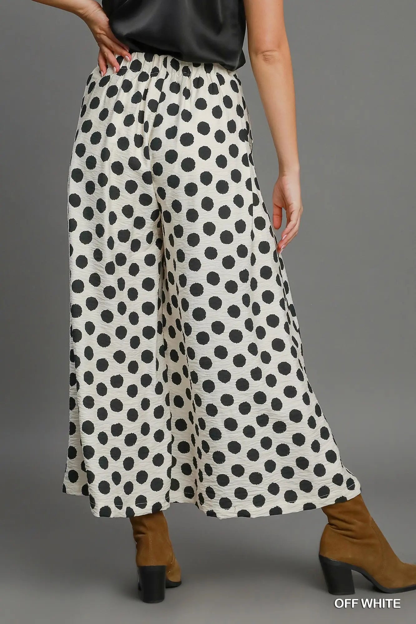 Polka Dot Palazzo Pants-Umgee-Stuffology - Where Vintage Meets Modern, A Boutique for Real Women in Crosbyton, TX