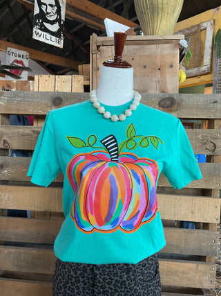 Colorful Pumpkin T-Shirt - Minimum 6