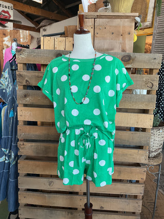 Polka Dot Matching Set-Matching Sets-Oddi-Stuffology - Where Vintage Meets Modern, A Boutique for Real Women in Crosbyton, TX