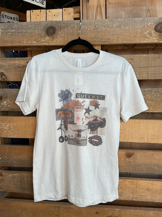 Western Collage Graphic Tee-Graphic Tees-Willow Poppy-Stuffology - Where Vintage Meets Modern, A Boutique for Real Women in Crosbyton, TX