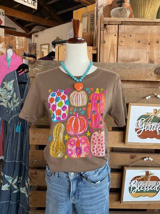 Funky Pumpkins Graphic Tee