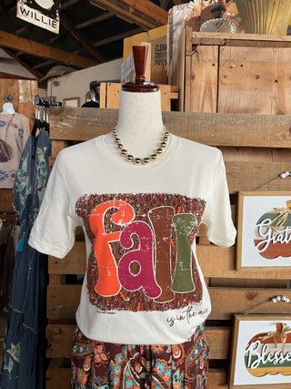 Fall Leopard Graphic Tee