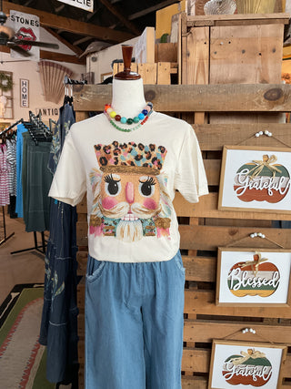 Leopard Nutcracker Graphic Tee