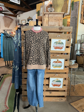 Leopard Print Sweatshirt