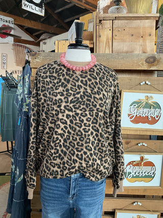 Leopard Print Sweatshirt