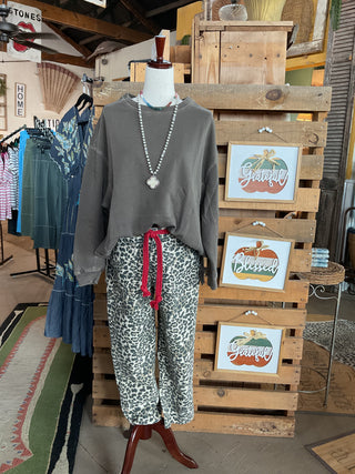 Pigment-Dyed French Terry Hi-Low Pullover Top-SWEATSHIRT-Zenana-Stuffology - Where Vintage Meets Modern, A Boutique for Real Women in Crosbyton, TX