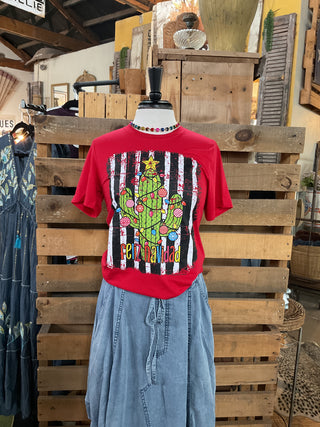 Feliz Navidad Tee-Graphic Tees-Texas True Threads-Stuffology - Where Vintage Meets Modern, A Boutique for Real Women in Crosbyton, TX