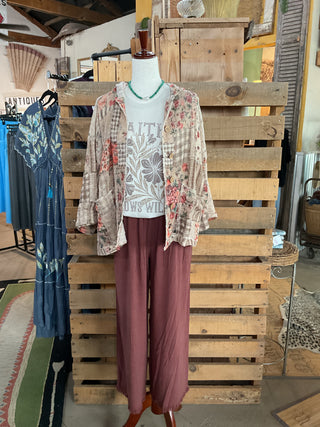 Patches Hooded Jacket-Jackets-Pol Clothing-Stuffology - Where Vintage Meets Modern, A Boutique for Real Women in Crosbyton, TX